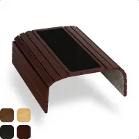Tuko Armleuning Dienblad - Bamboe - Antislip - Kersenbruin