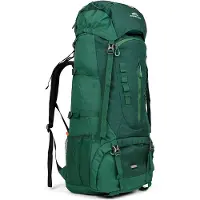 Dutch Mountains Backpack 65-75 ltr Dames & Heren Incl. regenhoes Lichtgewicht Groen
