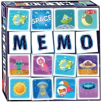 Tactic Memo Ruimtevaart - Memospel - Zoek de Juiste Paren - Planeten, Astronauten en Raketten - Gezelschapsspel voor Kinderen en Families - 2 tot 6 Spelers - Vanaf 3 Jaar