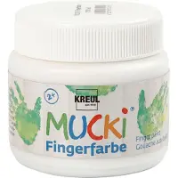Kreul Mucki vingerverf wit, 150ml