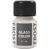 Creativ Company Glasverf, kleur: Frost, kleur: wit, 30 ml