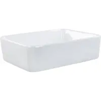 Beliani TRAVESIA - Wastafel - Wit - 49 x 38 cm - Keramiek