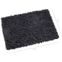Wicotex Badmat Classic Pure excellent 60x90cm antraciet | Wicotex