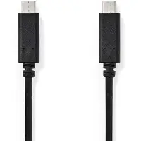 Nedis USB-Kabel | USB-C Male naar USB-C Male | 5 Gbps | 1 m | 1 stuks - CCGB64700BK10 CCGB64700BK10