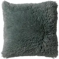 Dutch decor - FLUFFY - Sierkussen 60x60 cm - superzacht - XL kussen - Jadeite - lichtgroen