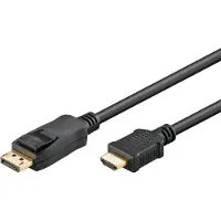 Pro 3m DP/HDMI - DisplayPort naar HDMI kabel - 4K 30Hz - Zwart