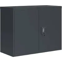 vidaXL Archiefkast 90x40x70 cm staal antracietkleurig