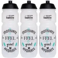 Retulp Voordeel pakket Hydrate - Bidons - Drinkfles - Waterfles - Sport - 750 ml - Waterflessen - 3 stuks