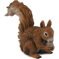 Collecta Figurine - Rode Eekhoorn Etend - (S) - Bosdieren - Handgeschilderd - Miniatuur