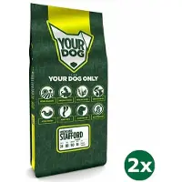 Yourdog 2x12 kg amerikaanse stafford senior hondenvoer