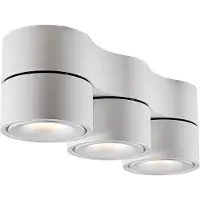 Arcchio Plafondlamp , Rotari, dimbare, Wit, Woonkamer, Metaal, Modern