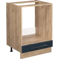 Vicco Fame-Line Keukenkasten – 60 cm, WB Marmer Donkerblauw hoogglans