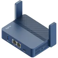 Cudy AX3000 draadloze router Gigabit Ethernet Dual-band (2.4 GHz / 5 GHz) Blauw
