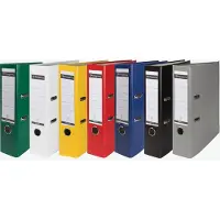Pergamy Ordner A4 80 mm PP en papier assorti - 20 stuks