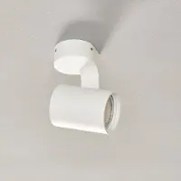 Wever & Ducre WEVER DUCRÉ Sqube 1.0 PAR16 plafondspot wit PAR16, dimbaar, wit / opaal, Woon-/ Eetkamer, Aluminium, Modern, LED plafondlamp