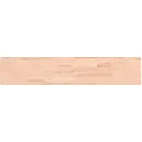 vidaXL Wandschap 100x20x4 cm massief beukenhout