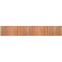 vidaXL Vloerkleed rechthoekig 80x500 cm bamboe naturel