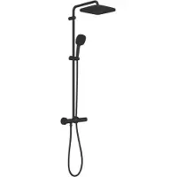 GROHE QuickFix Vitalio Comfort 250 douchesysteem - Wandmontage - Waterbesparend - Matte Black