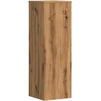 vidaXL Plantenstandaard 33x33x100 cm bewerkt hout artisanaal eiken
