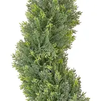 Beliani SPIRAL TREE - Kunstplant - Groen - 126 cm - Synthetisch