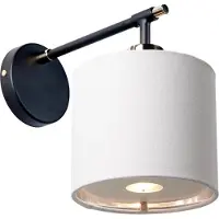 Elstead Lighting LED Wandlamp Balance | 1X E27 Max 40W | Black/ Polished Nickel