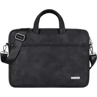 Canvas Artisan Luxe Laptophoes 13.3 Inch DG - Laptoptas met Schouderriem - Voor Dames & Heren - Laptop Sleeve met Handvat - Zwart