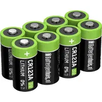Batterijenhuis CR123A Batterijen 8x