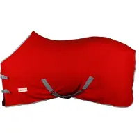 BASELINE Polar Fleecedeken - Paardendeken - Maat: 155 - Rood - Fleece