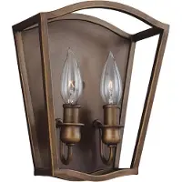 Elstead Lighting LED Wandlamp Yarmouth | 2X E14 Max 60W | Painted Aged Brass