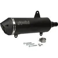 Polini Silent Aluminium zwart - Peugeot