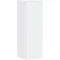 vidaXL Plantenstandaard 33x33x100 cm bewerkt hout wit