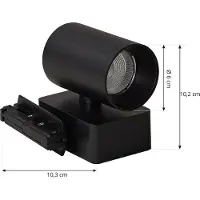 LINDBY Spots , Linaro/Brinja, Zwart, Woonkamer, Aluminium, Modern