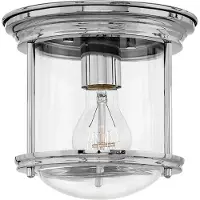 HINKLEY LED Plafond Badkamerlamp Hadrian | 1X E27 Max 60W | IP44 | Dimbaar | Chrome