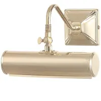 Elstead Lighting LED Schilderijverlichting Picture Light | 1X E14 Max 40W | Dimbaar | Polished Brass
