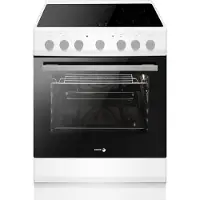 Fagor FACV3004B Keramisch fornuis met aangesloten 1 Fasekabel - Wit - 9 Ovenfuncties