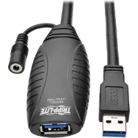 Eaton Tripp-Lite U330-15M USB 3.0 SuperSpeed Active Extension Repeater Cable (USB-A M/F), 15 m (49 ft.) TrippLite