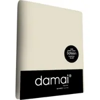 Damai Topper Hoeslaken Organic Taupe (Satijn)-90 x 220 cm