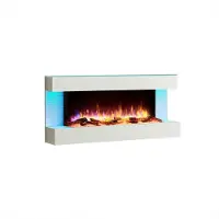 Balderia Nivaro Elektrische Wandhaard - Wit