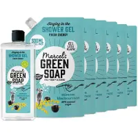 Marcel's Green Soap Douchegel Mimosa & Zwarte Bes + 6 Navullingen Pakket