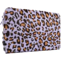IMoshion Fluffy Laptop hoes 15-16 inch - Laptopsleeve - Leopard Lilac