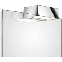 DECOR WALTHER Wandlamp Box 1-15 N, dimbaar, chroom / zilver, Badkamer, metaal, Modern, Wandlamp