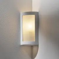 AUSTROLUX BY KOLARZ Wandlamp CASABLANCA, dimbaar, wit / opaal, Hal, Gips / Klei, Modern, wandlamp