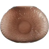 Light & Living Light&living Vaas 40,5x11x30,5 cm CONCHA donker bruin