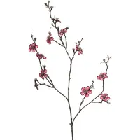Huismerk Kunstbloem Blossom Glamour Spray Paars - 96 cm