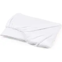 Libeco Hoeslaken Classics Geneva White (Linnen)-200 x 200 cm