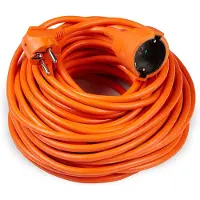 Enzo Verlengsnoer | PVC | oranje | 3x1,5qmm | 20m | Technik