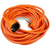 Enzo Verlengsnoer | PVC | oranje | 3x1,5qmm | 10m | Technik