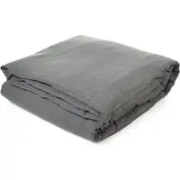 Libeco Dekbedovertrek Madison Dark Grey Linnen-240 x 220 cm