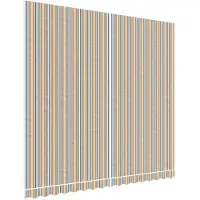 vidaXL Vervangingsdoek voor luifel 400x350 cm polyester oranje en blauw