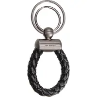 The bridge Story Uomo Sleutelhanger Leer 10 cm zwart